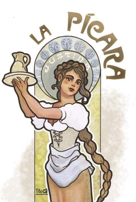 Ilustración de la Pícara Justina