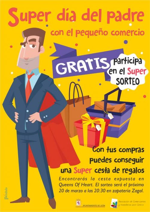 Cartel Comercio Día del Padre